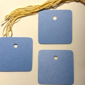 💙 Blue Square Gift Tags 💙